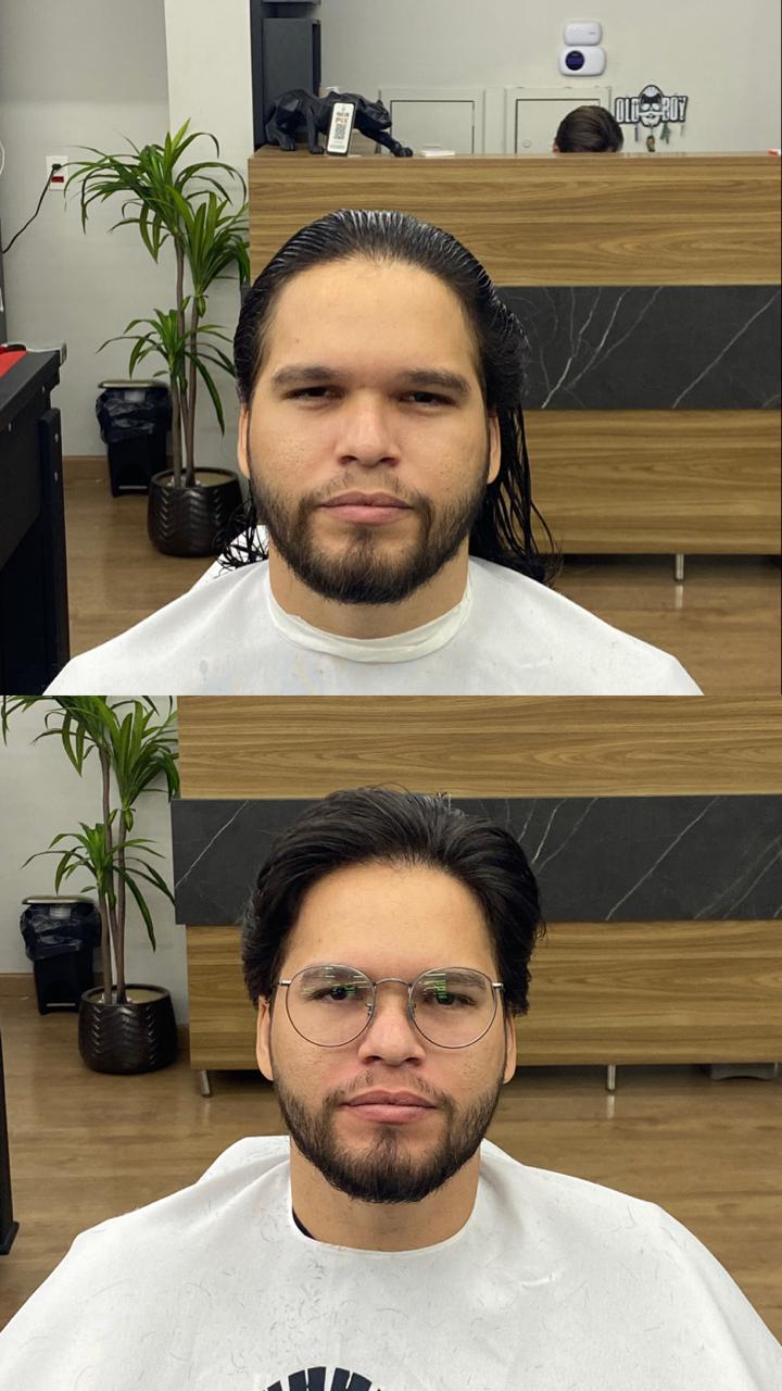 Transformação Visual Masculina em São Carlos | Old Boy Rui Barbosa