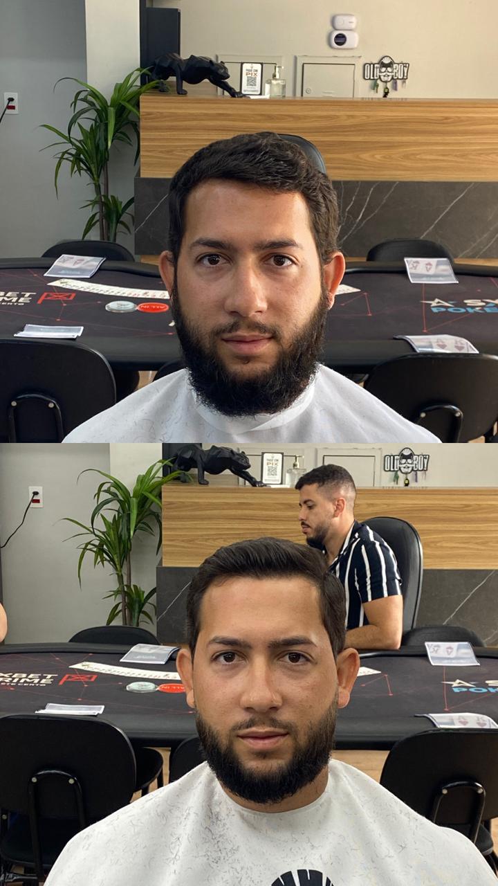 Transformação Visual Masculina em São Carlos | Old Boy Rui Barbosa