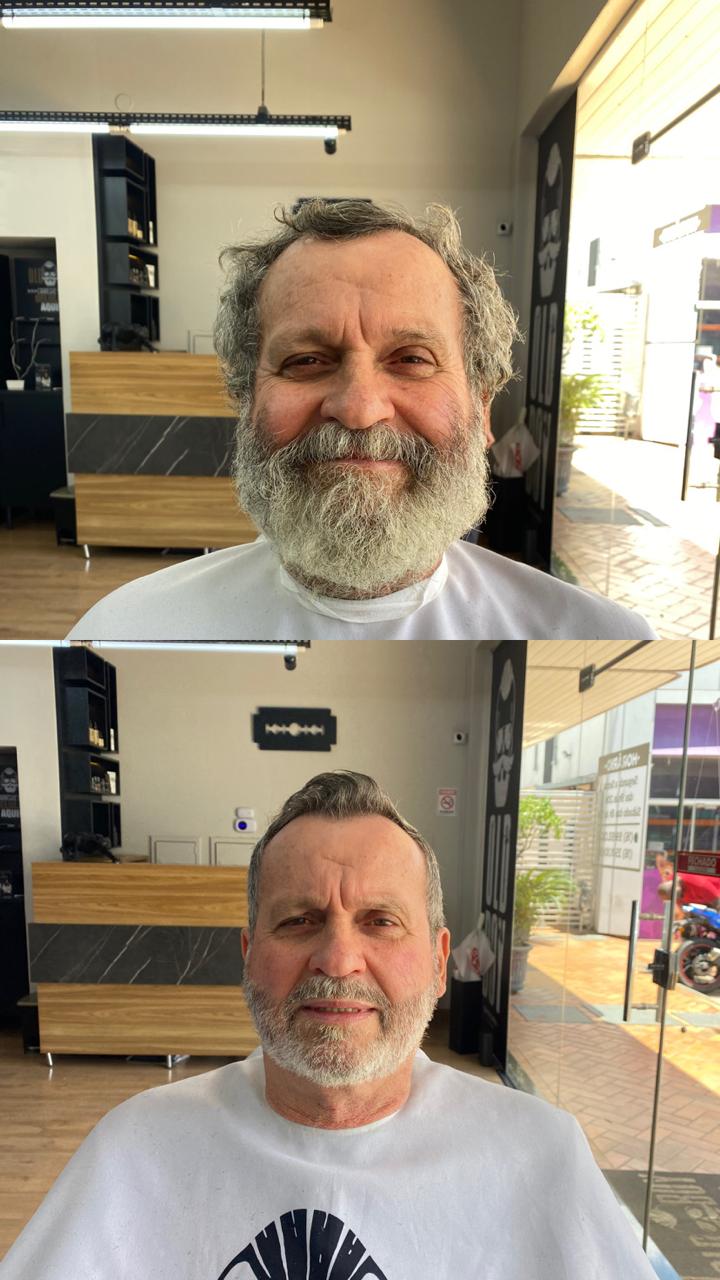 Transformação Visual Masculina em São Carlos | Old Boy Rui Barbosa